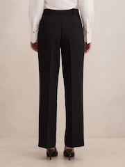 Forever New Black Ada Straight Leg Pants - Image 2 of 5