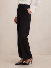 Forever New Black Ada Straight Leg Pants - Image 4 of 5