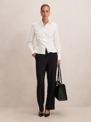 Forever New Black Ada Straight Leg Pants - Image 5 of 5