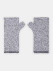 Accessorize Grey Wool & Cashmere Blend Wrist Warmers Gloves - Image 1 of 1