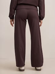 Forever New Brown Wren Fold Waist Wide Leg Trousers - Image 2 of 5