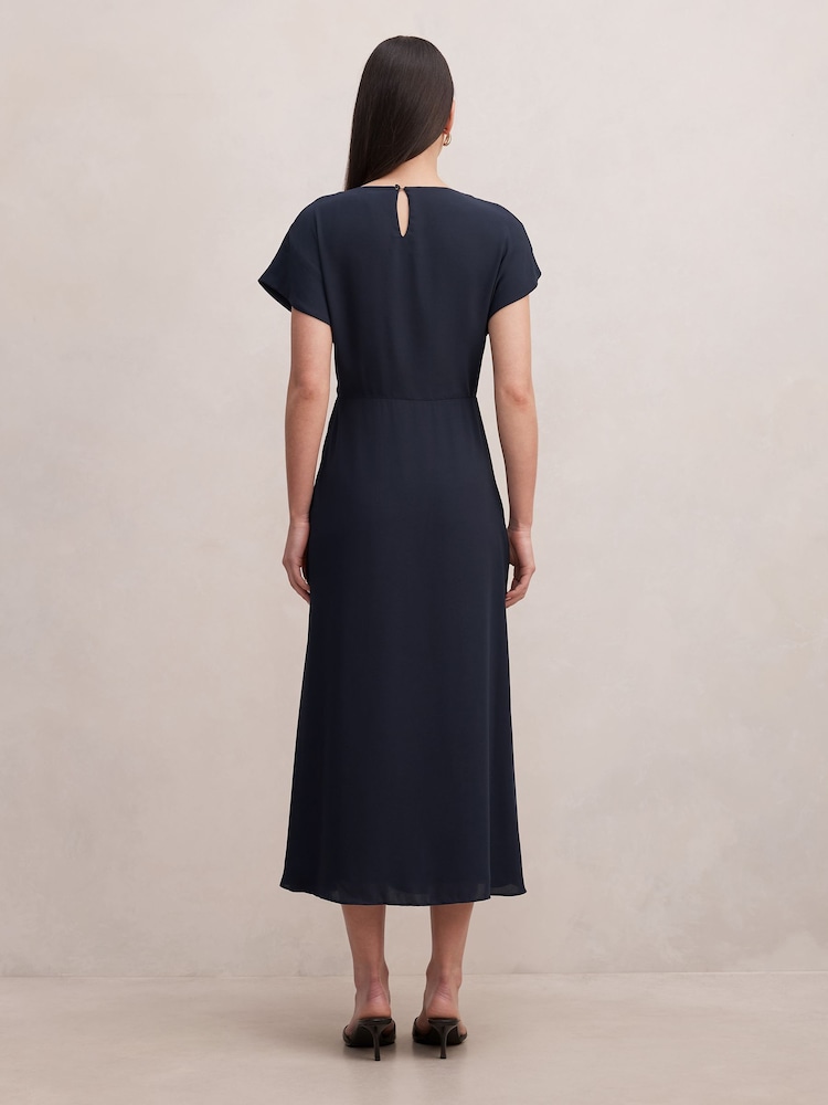 Forever New Blue Wren Hardware Detail Midi Dress - Image 2 of 4 Forever New Blue Wren Hardware Detail Midi Dress - Image 2 of 4