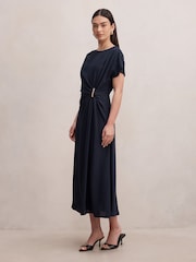 Forever New Blue Wren Hardware Detail Midi Dress - Image 4 of 4