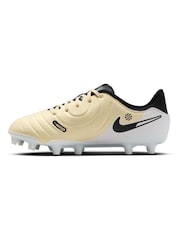 Nike Yellow Kids Tiempo Legend 10 Academy Multi Ground Football Boots - Image 4 of 11