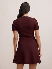 Forever New Anika Stitch Interest adīta mini kleita - Attēls 2 no 5