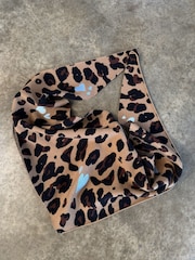 Never Fully Dressed Brown Heart Leopard Scarf - Image 3 of 3