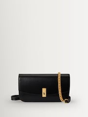 Polo Ralph Lauren Black ID Leather Wallet on a Chain Cross-Body Bag - Image 5 of 5