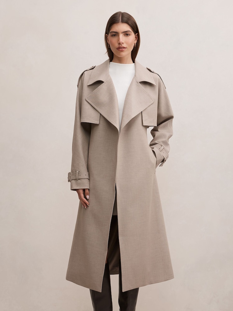 Forever New Natural Maya Trench Coat - Image 1 of 5