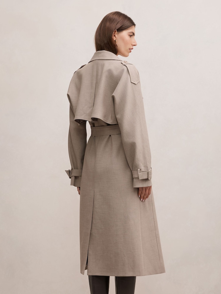 Forever New Natural Maya Trench Coat - Image 2 of 5