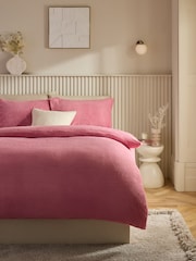 Soft Teddy Fleece Duvet Cover and Pillowcase Set - Изображение 2 из 4
