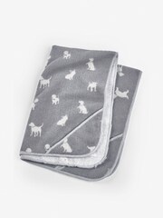 Grey Printed Pet Towel - Image 2 of 2