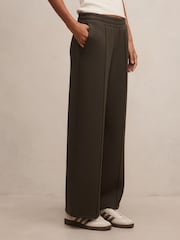 Forever New Green Hunter Wide Leg Lounge Trousers - Image 4 of 5