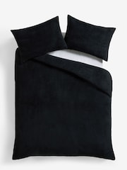 Soft Teddy Fleece Duvet Cover and Pillowcase Set - Изображение 4 из 5