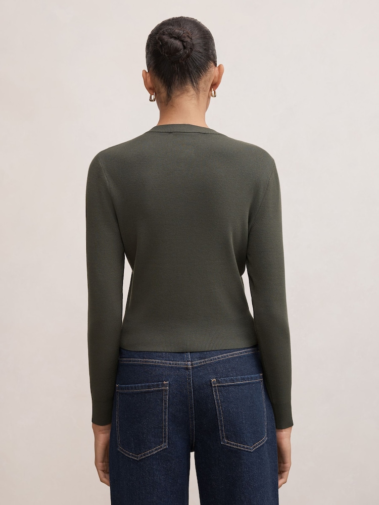 Forever New Rylee Crew Neck Cardigan - Bild 2 von 5 Forever New Rylee Crew Neck Cardigan - Bild 2 von 5