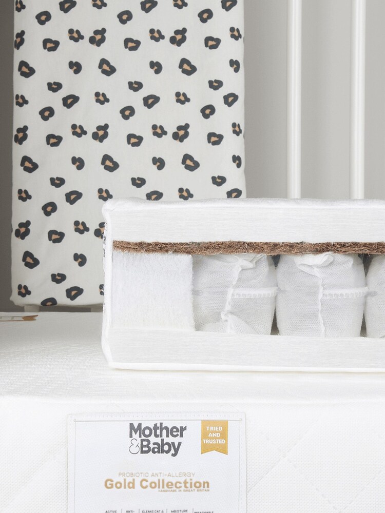 Mother&Baby Anti Allergy Coir Pocket Sprung Cot Bed Mattress - Image 1 of 3