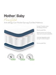 Mother&Baby Anti Allergy Coir Pocket Sprung Cot Bed Mattress - Image 3 of 3