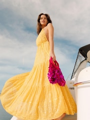 Sundress Yellow Emira Backless Maxi Dress - Image 4 of 6
