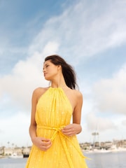 Sundress Yellow Emira Backless Maxi Dress - Image 5 of 6