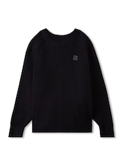 Calvin Klein PVH Black Knit Raglan Jumper - Image 6 of 6