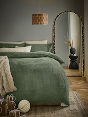 Soft Teddy Fleece Duvet Cover and Pillowcase Set - Изображение 1 из 4