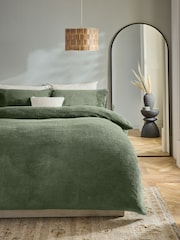 Soft Teddy Fleece Duvet Cover and Pillowcase Set - Изображение 2 из 4