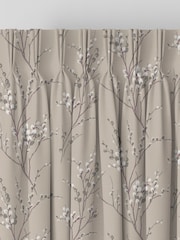 Laura Ashley Natural Pussy Willow Made to Measure Curtains - Image 6 of 10