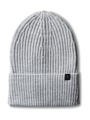Calvin Klein Grey Ribbed Beanie - Image 1 of 3