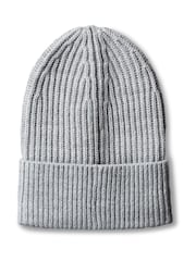 Calvin Klein Grey Ribbed Beanie - Image 2 of 3