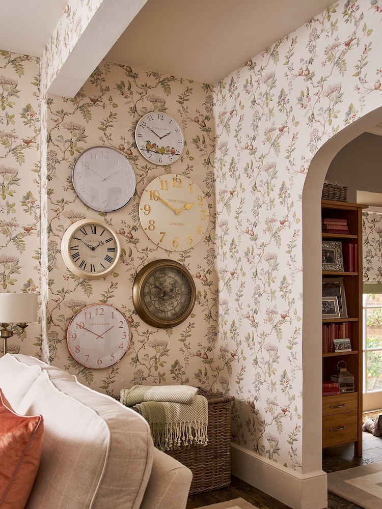 Laura Ashley Natural Elderwood 10M Wallpaper - Image 1 of 5