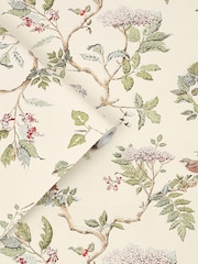 Laura Ashley Natural Elderwood 10M Wallpaper - Image 3 of 5