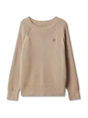 Calvin Klein Blue Knit Raglan Jumper - Image 5 of 5
