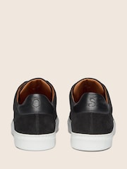 Oliver Sweeney Black Calf Suede/Leather Cupsole Trainers - Image 3 of 7