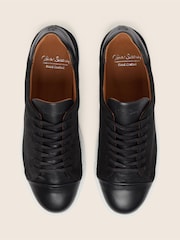 Oliver Sweeney Black Calf Suede/Leather Cupsole Trainers - Image 5 of 7