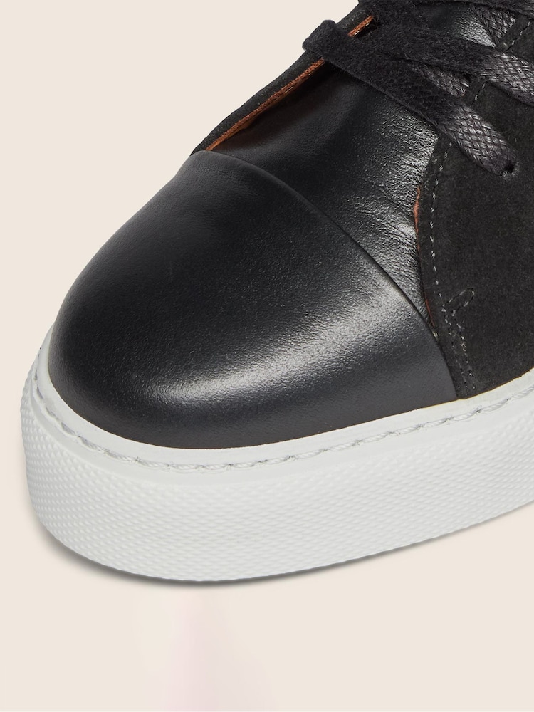Oliver Sweeney Black Calf Suede/Leather Cupsole Trainers - Image 7 of 7 Oliver Sweeney Black Calf Suede/Leather Cupsole Trainers - Image 7 of 7