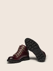 Oliver Sweeney Red Calf Leather Hiker Boots - Image 1 of 6