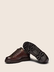 Oliver Sweeney Brown Hand Finished Calf Leather Hybrid Trainers - Image 3 of 6