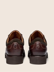 Oliver Sweeney Brown Hand Finished Calf Leather Hybrid Trainers - Image 5 of 6