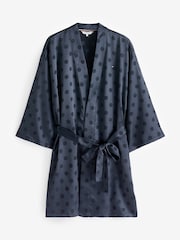 Tommy Hilfiger Blue Logo Lace Print Kimono - Image 5 of 5