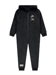 Character Black Sonic The Hedgehog Shadow Fleece Onesie - Image 4 of 6