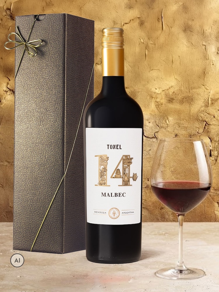 LeBonVin Malbec Tonel 14 Wine Gift - Image 1 of 1 LeBonVin Malbec Tonel 14 Wine Gift - Image 1 of 1
