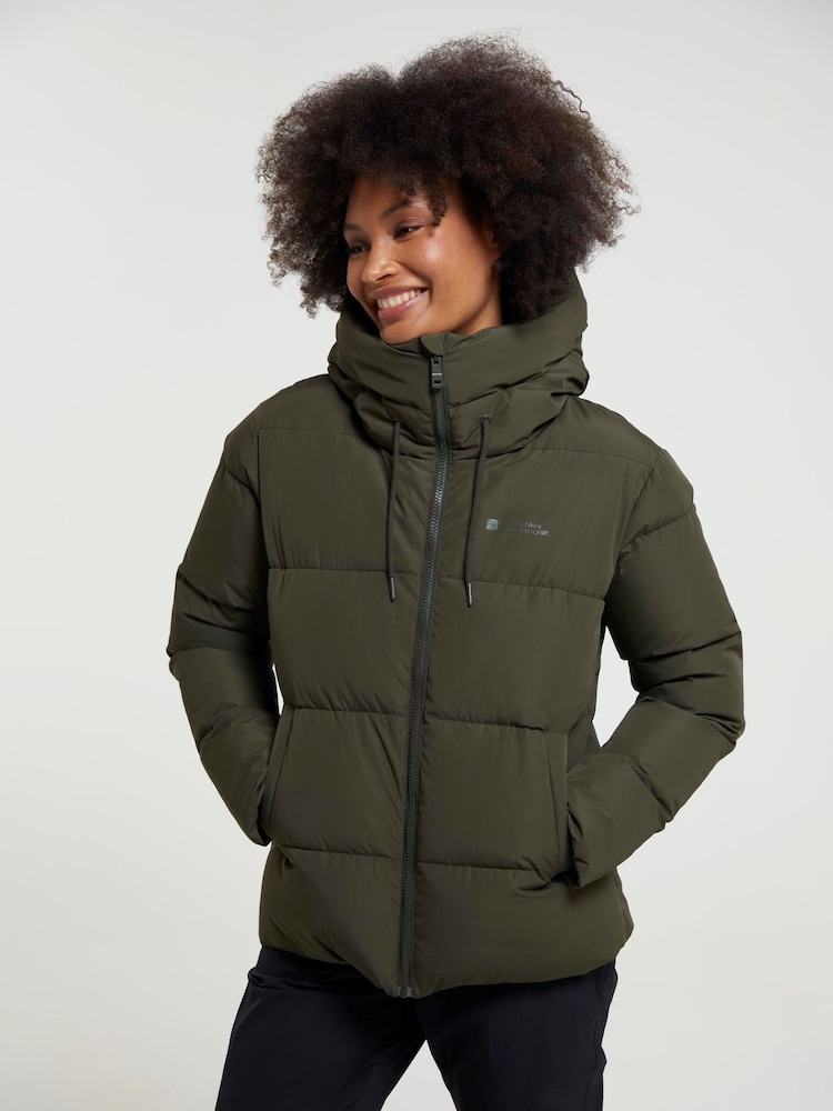 Mountain Warehouse Green Womens Toasty Short Padded Thermal Jacket - Image 1 of 5
