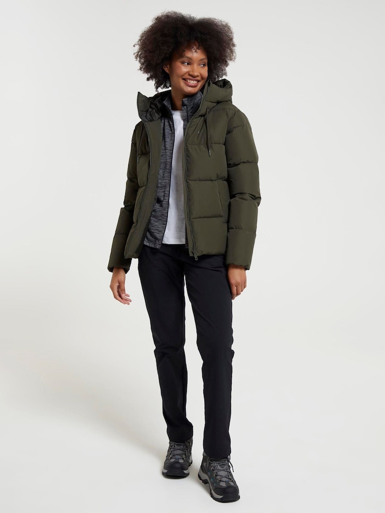 Mountain Warehouse Green Womens Toasty Short Padded Thermal Jacket - Image 2 of 5