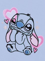 Character Blue Disney Lilo & Stitch Zip Through Hoodie With Back Print - Image 5 of 6