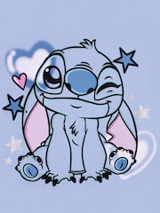 Character Blue Disney Lilo & Stitch Zip Through Hoodie With Back Print - Image 6 of 6