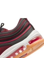 Nike Red/Black Air Max 97 Trainers - Image 10 of 11