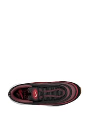Nike Red/Black Air Max 97 Trainers - Image 3 of 11