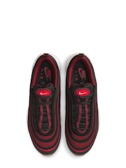 Nike Red/Black Air Max 97 Trainers - Image 6 of 11