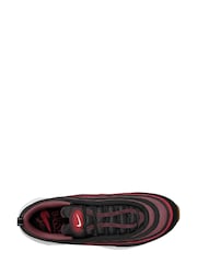 Nike Red/Black Air Max 97 Trainers - Image 8 of 11