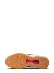 Nike Red/Black Air Max 97 Trainers - Image 9 of 11