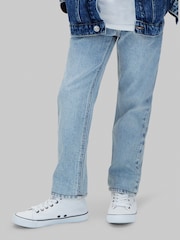 Calvin Klein Blue Straight Fit Jeans - Image 2 of 6